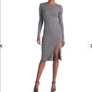 NWT Abound Rib Knit Long Sleeve Dress